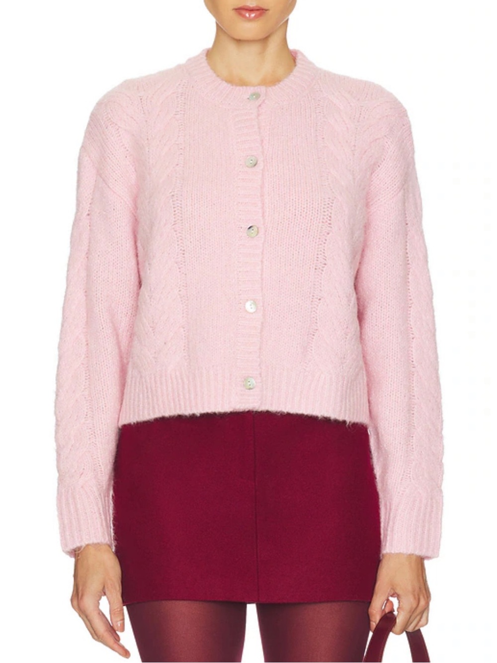 Melba Cardigan in Pink
